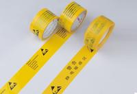 Yellow ESD Warning Tape