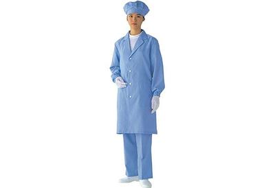 Antistatic Gown, 5mm Stripe, Blue