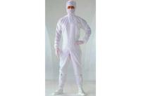 Antistatic Coverall,5mm Grid,White