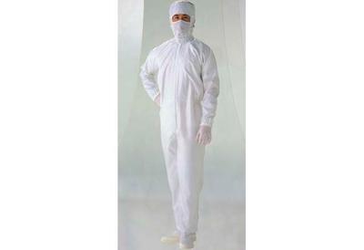 ESD Coverall,5mm Strip,White
