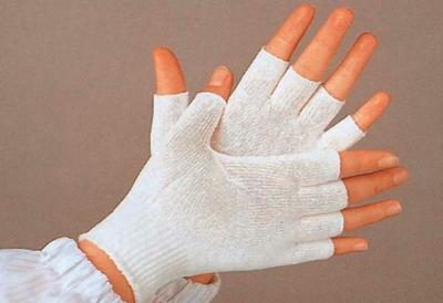 Cleanroom Half Finger Glove Liners
