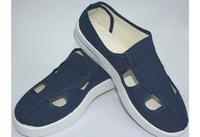 PVC Conductive Butterfly Shoe,Blue White