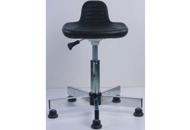Antistatic PU Bubble Stool with Metal Five-star-foot